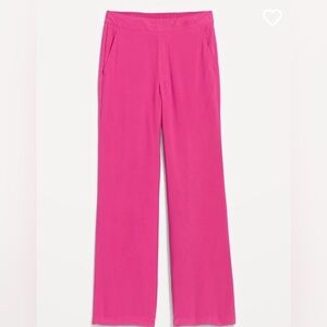 Old Navy High Waisted Playa wide leg pants - Polarized Pink